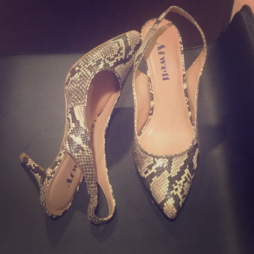 Corey high heel slick back pump